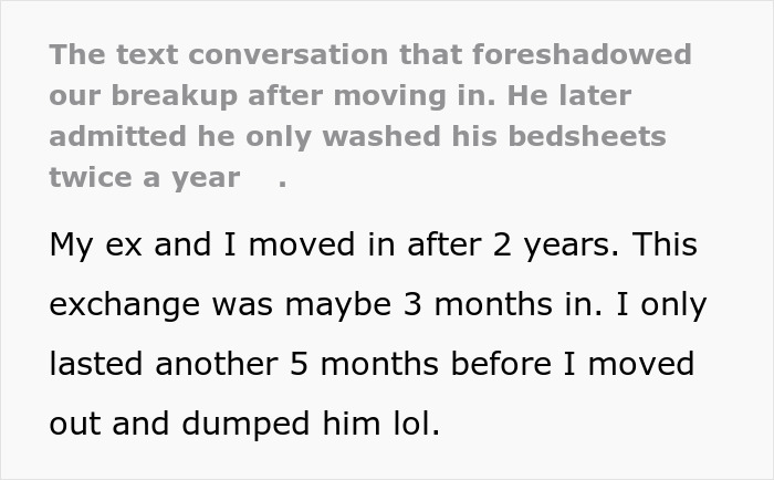 Grossed-Out Woman Shares A Screenshot Of A Chat With BF That Foreshadowed Their Breakup