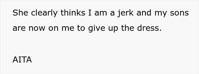 Man Refuses To Let His Late Wife&rsquo;s Wedding Dress Be Cut, Gets Called A Jerk By Family