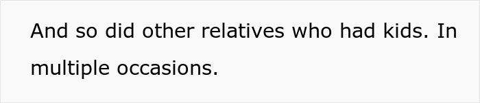 Woman Is Tired Of Family Dumping Their Kids On Her At Events, Stops Going