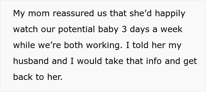Woman Reassures Couple She&rsquo;ll Babysit Her Grandchild For Free Until It&rsquo;s Actually Due To Be Born