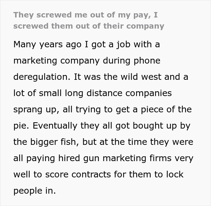 A Salesperson Was Cheated Out Of A Huge Payout, So He Decided To Take Down The Company