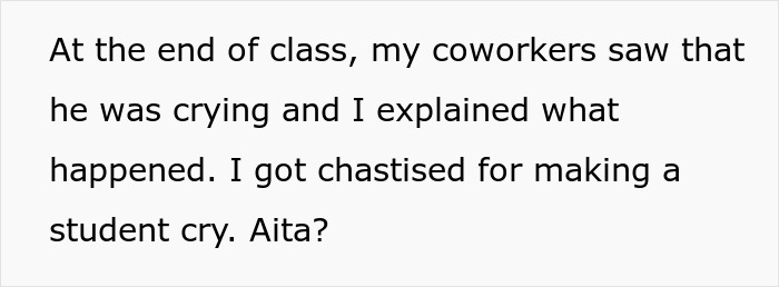 Teacher Pretends Insults From 12 Y.O. Student Are Compliments, Entertains Class But Makes Boy Cry Teacher Pretends Insults From 12 Y.O. Student Are Compliments, Entertains Class But Makes Boy Cry