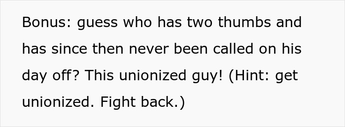 "I Know It's Your Day Off, But": Employee Shows Boss Why Not To Call Them On Their Days Off "I Know It's Your Day Off, But": Employee Shows Boss Why Not To Call Them On Their Days Off