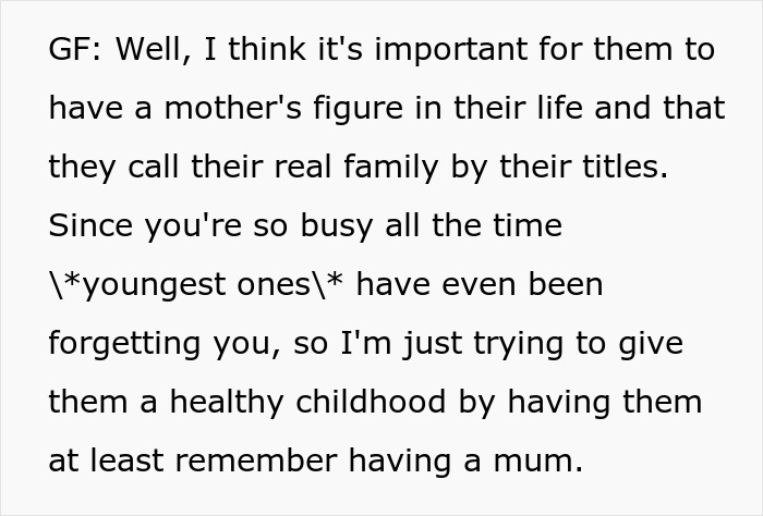 9 Y.O. Won't Call Dad's GF 'Mom', She Refuses To Drive Until The Kid Does, Bio Mom Loses It 9 Y.O. Won't Call Dad's GF 'Mom', She Refuses To Drive Until The Kid Does, Bio Mom Loses It