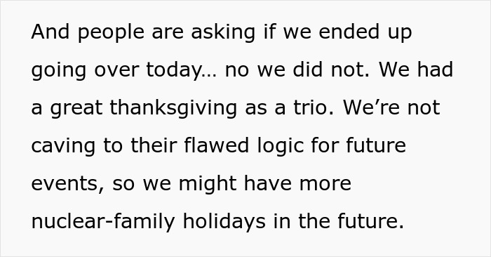&ldquo;[Am I The Jerk] For Refusing To Bring My Daughter To Her Grandparents&rsquo; House On Thanksgiving?&rdquo;