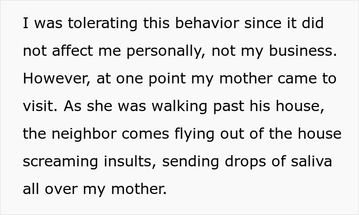 Neighbor Who Thinks He Owns The Street Starts Insulting The Wrong Man's Mother And Soon Regrets It