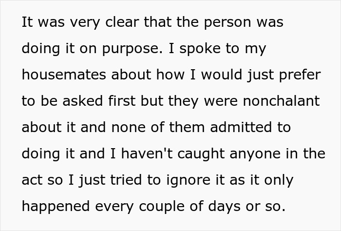 "AITA For 'Poisoning' Housemate Who Ate My Food Without My Permission And Ended Up In The ER?" "AITA For 'Poisoning' Housemate Who Ate My Food Without My Permission And Ended Up In The ER?"