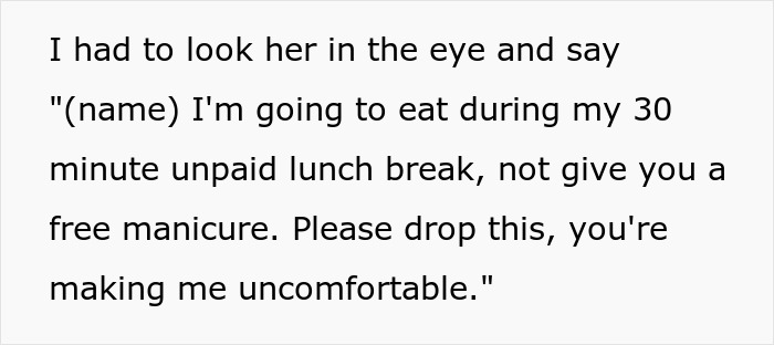 "She's Being A Complete Clown": Woman Is Furious And Offended Coworker Won't Give Free Manicure