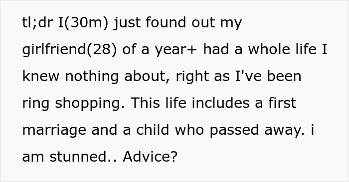 &ldquo;I've Felt Sick&rdquo;: Guy Asks For Advice After Discovering His GF Had A Family And Kept It Secret