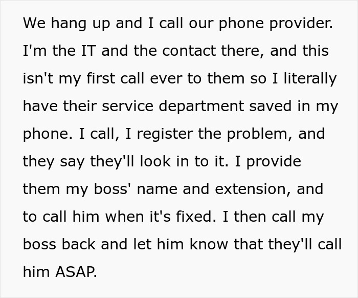 "I Know It's Your Day Off, But": Employee Shows Boss Why Not To Call Them On Their Days Off "I Know It's Your Day Off, But": Employee Shows Boss Why Not To Call Them On Their Days Off