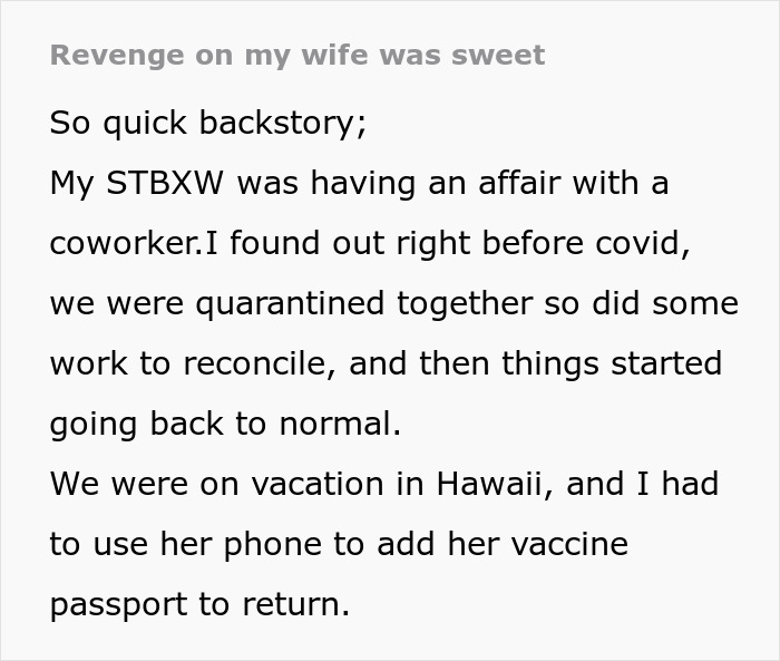 Husband Figures Out Wife Is Cheating During Their Trip, Gets His Revenge On The Long Flight Back