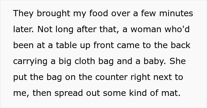 Mom Wants To Treat Restaurant Table As A Diaper Changing Station, Disgusted Customer Retaliates