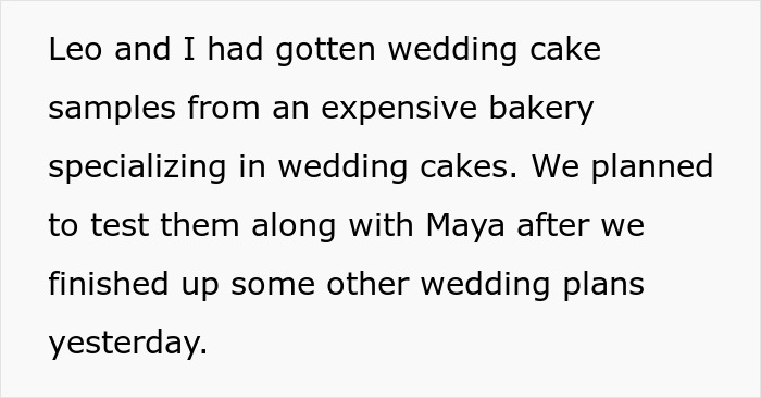 Sister Eats Couple's Wedding Cake Samples, Gets Kicked Out Of Their Home Sister Eats Couple's Wedding Cake Samples, Gets Kicked Out Of Their Home