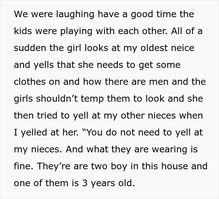 &ldquo;You Won&rsquo;t Make My Nieces Feel Unsafe&rdquo;: Aunt Kicks Out Guest For Policing Girls&rsquo; Outfits