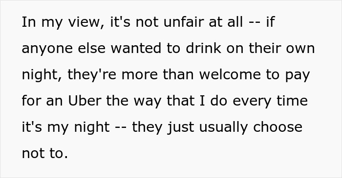 Person Enjoys Drinks On Their DD Nights As They Can&rsquo;t Operate A Vehicle, Gets Under A Friend&rsquo;s Skin