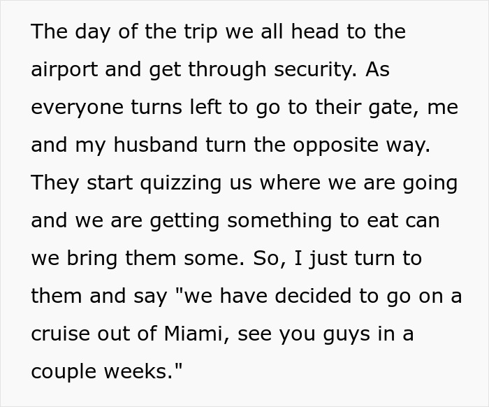 Woman Ditches Her Family Vacation, They're Furious As They've Planned To Exploit Her