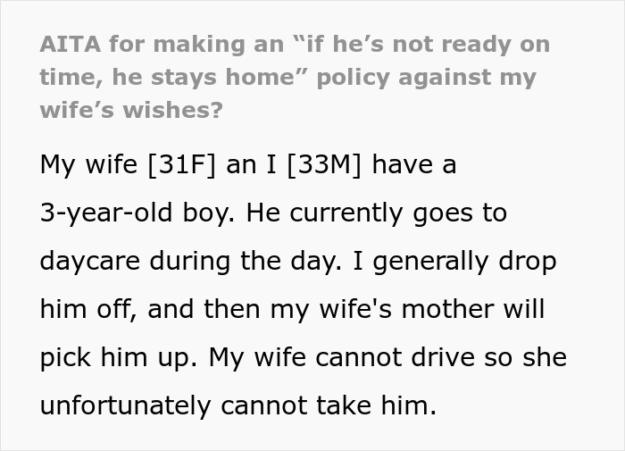 Guy With 2 Jobs Starts Simply Leaving When His Jobless Wife Can&rsquo;t Get Son Ready In Time For Daycare