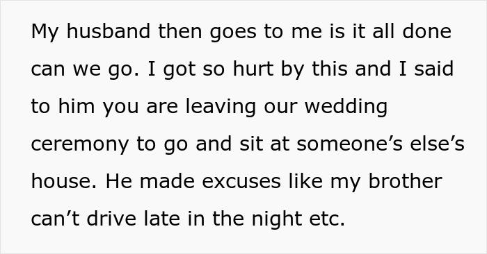 Woman Says She Can't Forgive Husband For Their Wedding Day, Even After 3 Months, Asks For Advice