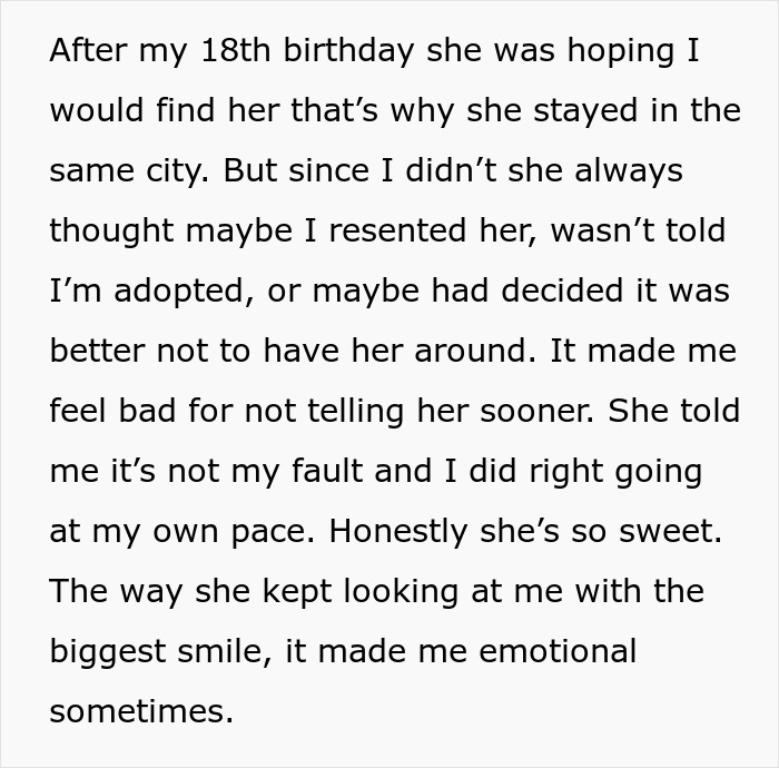 Netizens Encourage This Guy To Tell His Bio Mom Who He Is, Emotions Overflow In The Following Update Netizens Encourage This Guy To Tell His Bio Mom Who He Is, Emotions Overflow In The Following Update