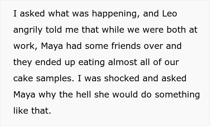Sister Eats Couple's Wedding Cake Samples, Gets Kicked Out Of Their Home Sister Eats Couple's Wedding Cake Samples, Gets Kicked Out Of Their Home