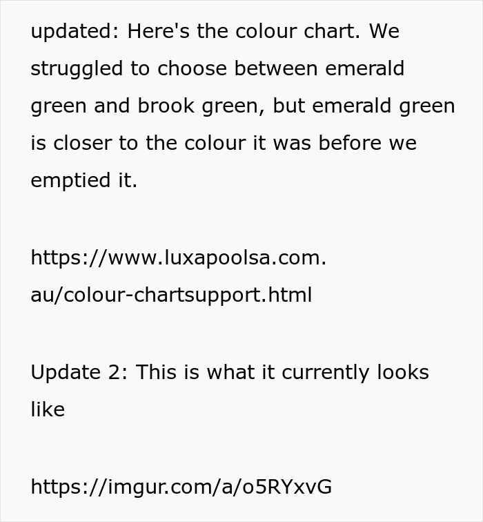Person Wreaks Petty Revenge On Neighbor Who Kept Complaining About Their Pool By Painting It Green Person Wreaks Petty Revenge On Neighbor Who Kept Complaining About Their Pool By Painting It Green