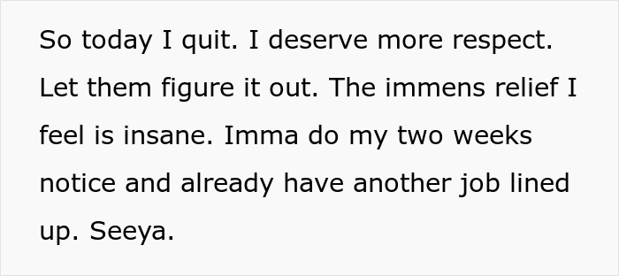 Boss Tries To Use Burned-Out Worker As A Scapegoat, She Quits Boss Tries To Use Burned-Out Worker As A Scapegoat, She Quits