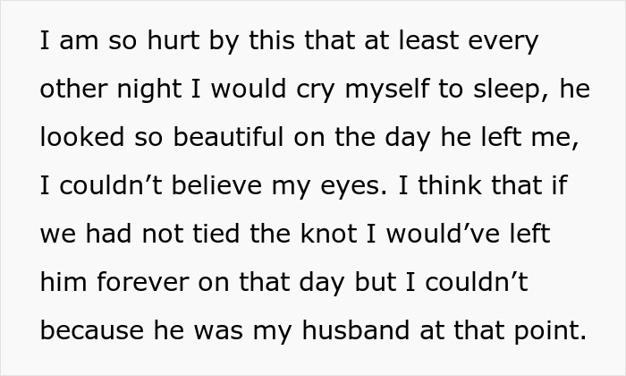 Woman Says She Can't Forgive Husband For Their Wedding Day, Even After 3 Months, Asks For Advice