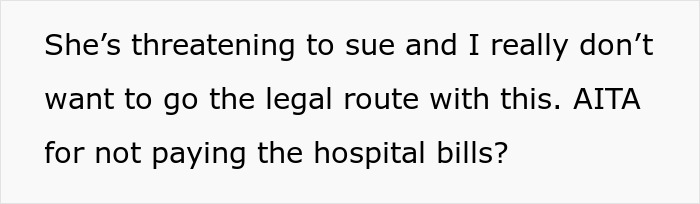 “AITA For Not Paying My Nephew’s Hospital Bill?” “AITA For Not Paying My Nephew’s Hospital Bill?”