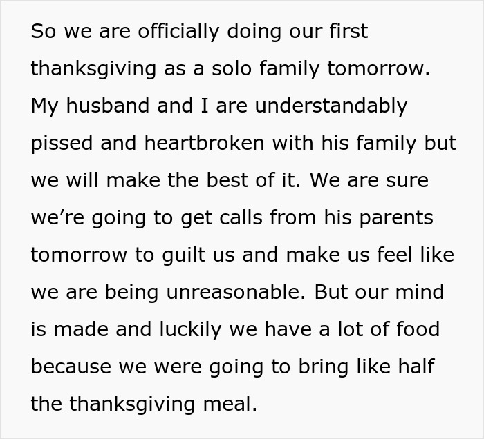 &ldquo;[Am I The Jerk] For Refusing To Bring My Daughter To Her Grandparents&rsquo; House On Thanksgiving?&rdquo;
