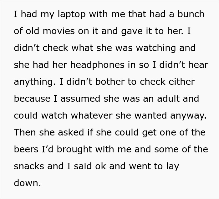Parents Are Livid Aunt Didn’t Stop 23 Y.O. Niece From Drinking Beer And Watching A “Dirty” Movie Parents Are Livid Aunt Didn’t Stop 23 Y.O. Niece From Drinking Beer And Watching A “Dirty” Movie