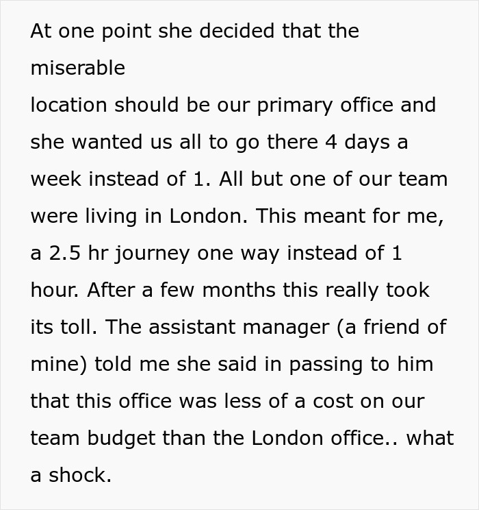 Guy Finds A Perfect Loophole After 'Karen' Boss Relocates Their Office