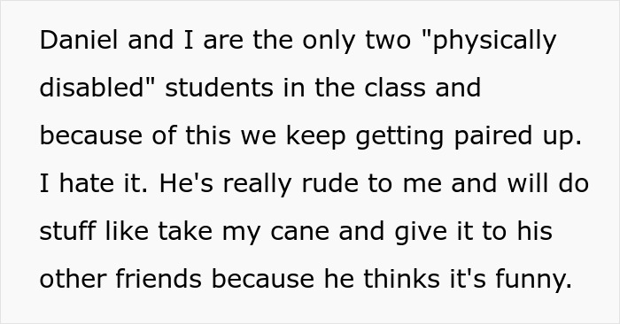 Student Won&rsquo;t Keep Being Harassed By Classmate With Down Syndrome, Walks Out From Class