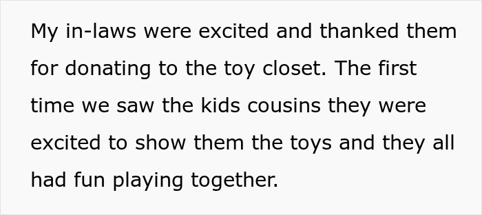 SIL Freaks After Parents Take Back Toys Meant For Everyone That She Poached SIL Freaks After Parents Take Back Toys Meant For Everyone That She Poached