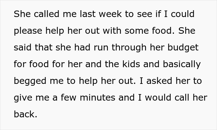 Woman Asks Ex For Money Because She And The Kids Are Out Of Food, Flips Out When He Refuses Woman Asks Ex For Money Because She And The Kids Are Out Of Food, Flips Out When He Refuses