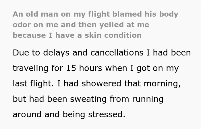 Jerk On A Plane Claims He Can't Sit Next To Smelly Passenger, Turns Out He's The One Who Stinks Jerk On A Plane Claims He Can't Sit Next To Smelly Passenger, Turns Out He's The One Who Stinks