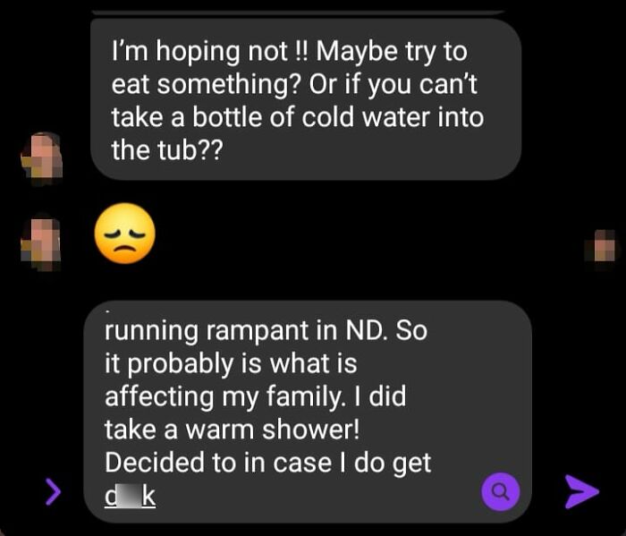 Screenshot of a text conversation showing common autocorrect errors causing humorous message confusion.