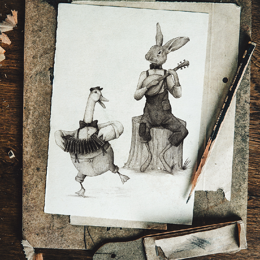 Feathered & Furry Harmony