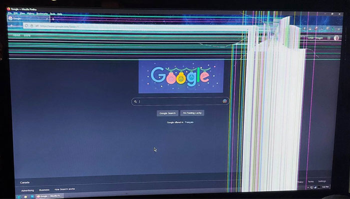 My Son Was Fooling Around With The Cooking Spatula When He Lost Control And It Went Flying Across The Room Into My Monitor