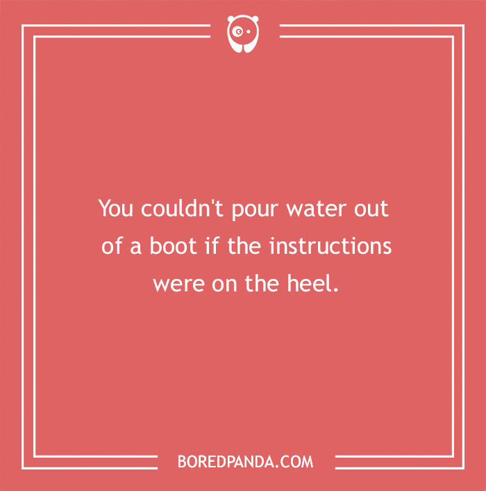 Insult skill example: "You couldn't pour water out of a boot if the instructions were on the heel," on a red background.