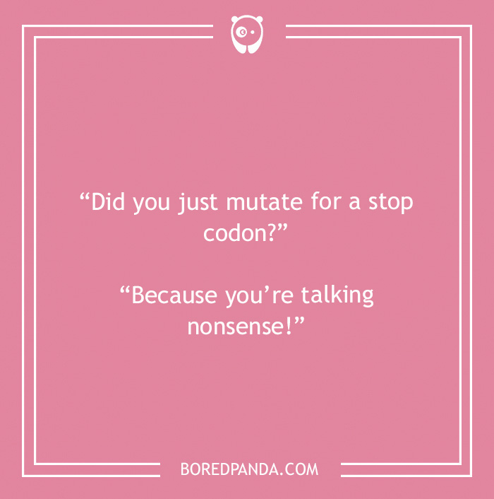 Biology joke about mutation 