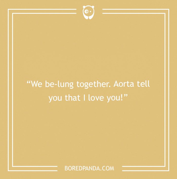 Biology joke about lung and aorta 
