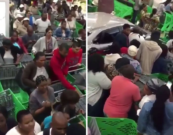 This Shopping Cart Traffic During Black Friday. People Are Going Crazy