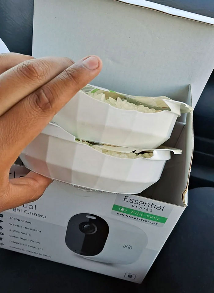 I Finally Bought Myself A Security Camera On Black Friday From Target After Dealing With A Psycho. However, I Got Rice Instead