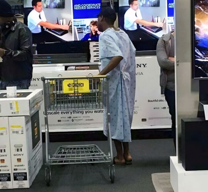 When You're At The Hospital And It Dawns On You That Today Is Black Friday