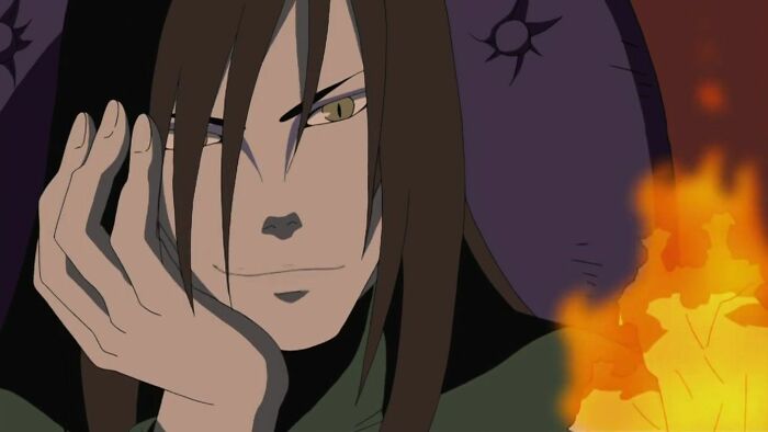 Orochimaru looking at fire  - 11