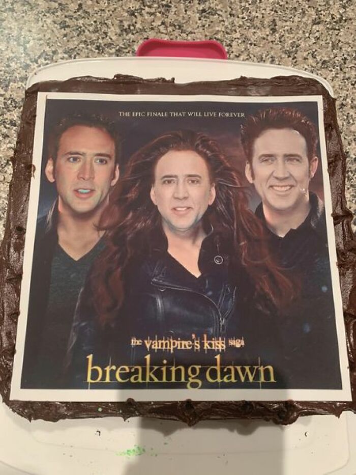 I Think This Is The Most Threatening And Funny Cake I Have Ever Seen