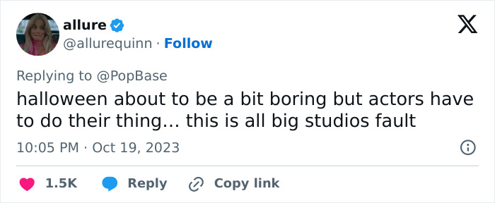 “She’s Treading A Thin Line”: Margot Robbie Is Slammed For Her “Strikebreaking” Halloween Costume “She’s Treading A Thin Line”: Margot Robbie Is Slammed For Her “Strikebreaking” Halloween Costume