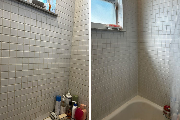 Tub Cleaning Before And After