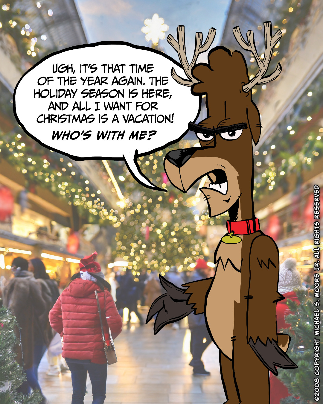 I Made The Webcomic About A Disgruntled Reindeer Named Eddie