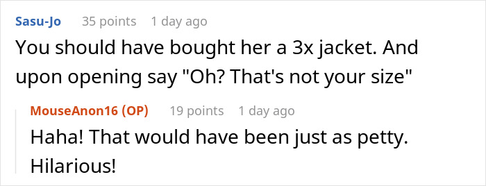 "The Jacket Fitted Me Perfectly": MIL Tries To Body Shame Woman, Regrets It